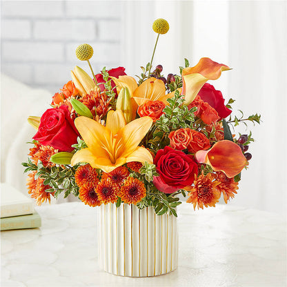 Scarlet Skies Bouquet – DON'S FLORAL STUDIO, Leon IA