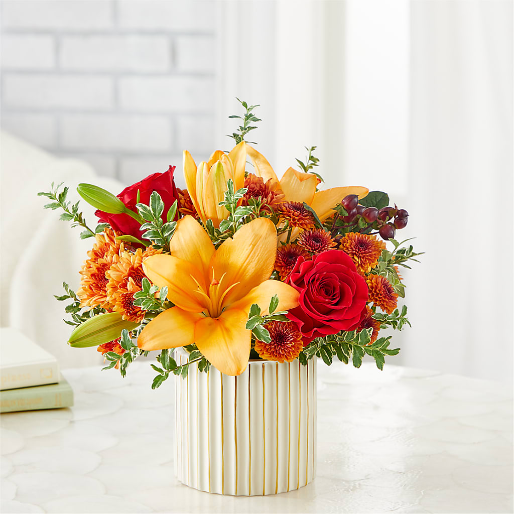 Scarlet Skies Bouquet – DON'S FLORAL STUDIO, Leon IA