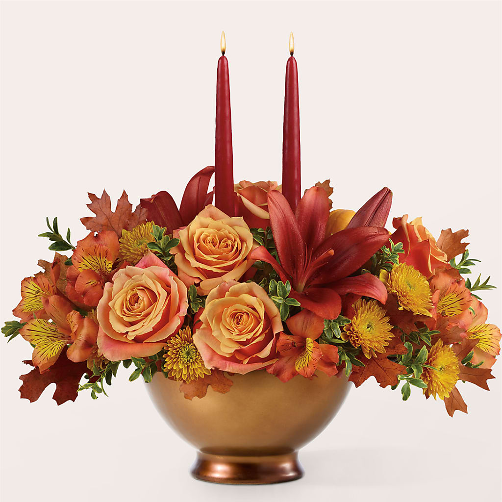 Harvest Table Centerpiece – DON'S FLORAL STUDIO, Leon IA