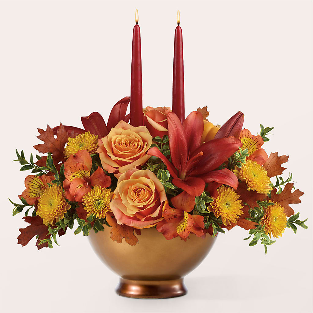 Harvest Table Centerpiece – DON'S FLORAL STUDIO, Leon IA