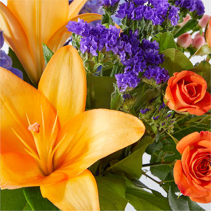 Radiant Citrus Bouquet – DON'S FLORAL STUDIO, Leon IA