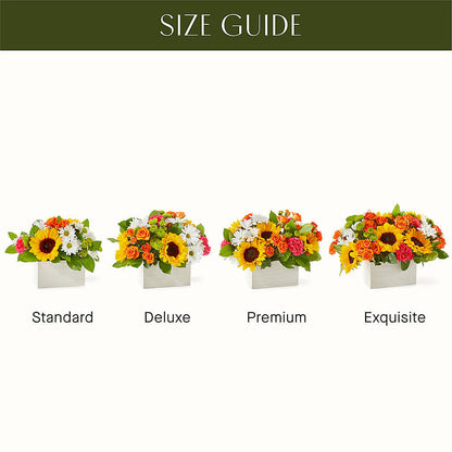 Sun-drenched Blooms Box Bouquet – DON'S FLORAL STUDIO, Leon IA