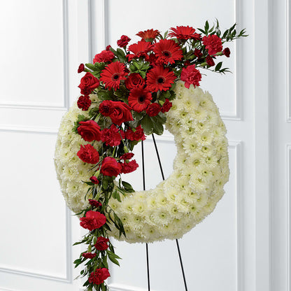 Graceful Tribute Wreath – DON'S FLORAL STUDIO, Leon IA