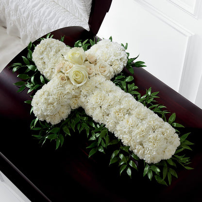 Peaceful Memories Casket Spray (Standard) – DON'S FLORAL STUDIO, Leon IA