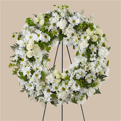 Faithful Wishes Wreath – DON'S FLORAL STUDIO, Leon IA