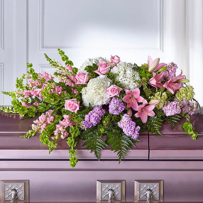 Life's Gratitude Casket Spray – DON'S FLORAL STUDIO, Leon IA