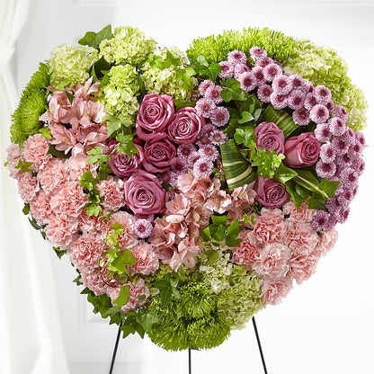 Heartwarming Standing Heart – DON'S FLORAL STUDIO, Leon IA