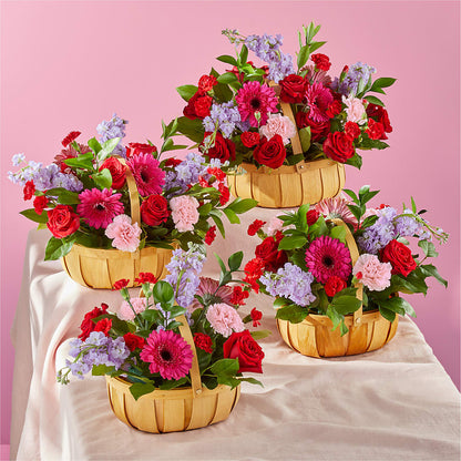 Pink Picnic Basket – DON'S FLORAL STUDIO, Leon IA