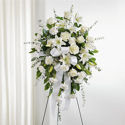 With Care Standing Spray – DON'S FLORAL STUDIO, Leon IA