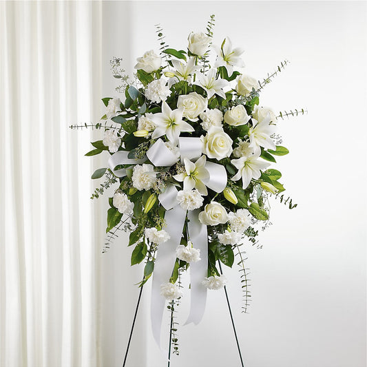 With Care Standing Spray – DON'S FLORAL STUDIO, Leon IA