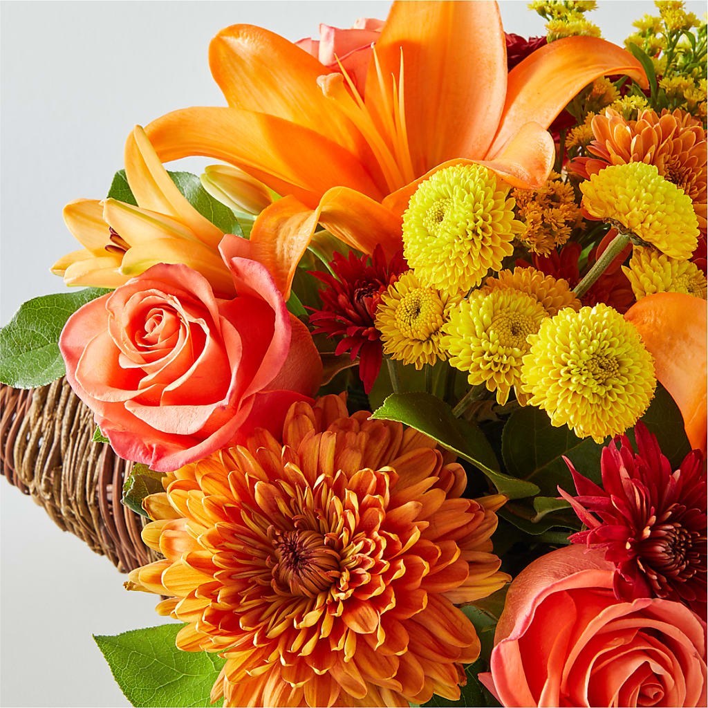 Bouquet of Blessings Cornucopia – DON'S FLORAL STUDIO, Leon IA
