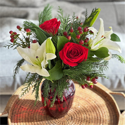 Evergreen Delight Bouquet – DON'S FLORAL STUDIO, Leon IA