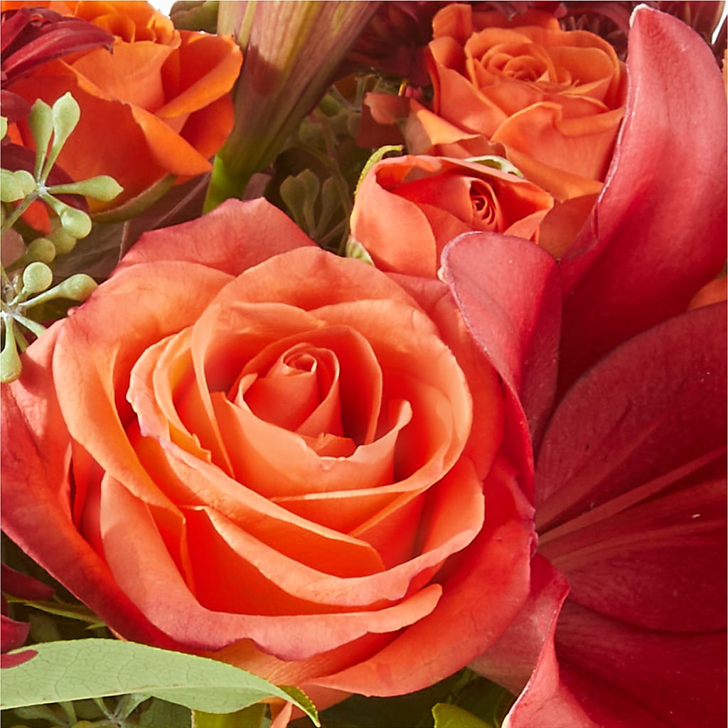 Crimson Leaves Bouquet – DON'S FLORAL STUDIO, Leon IA