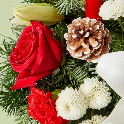 Seasonal Festivities Centerpiece – DON'S FLORAL STUDIO, Leon IA