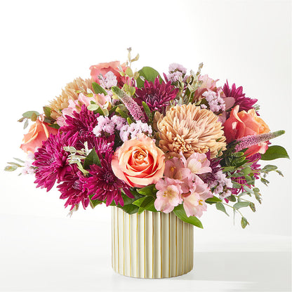 Berry Cobbler Bouquet with Ivory Vase – DON'S FLORAL STUDIO, Leon IA