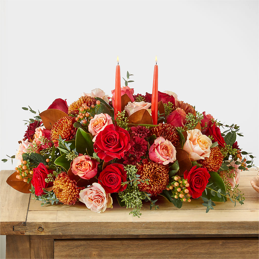Gather Near Centerpiece – DON'S FLORAL STUDIO, Leon IA