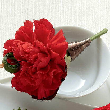 Red Carnation Boutonniere – DON'S FLORAL STUDIO, Leon IA